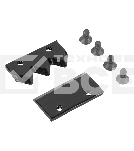 Нож шнека для грунта Denzel ER-150, диаметр 150 мм, комплект 2 шт