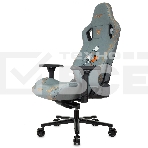 Кресло игровое Knight Craft Dragon серый эко.кожа крестов. металл, фото22