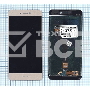 Дисплей для Huawei Honor 8 Lite золотистый