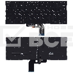 Клавиатура для ноутбука Xiaomi Mi Air 13.3 черная с подсветкой, фото3