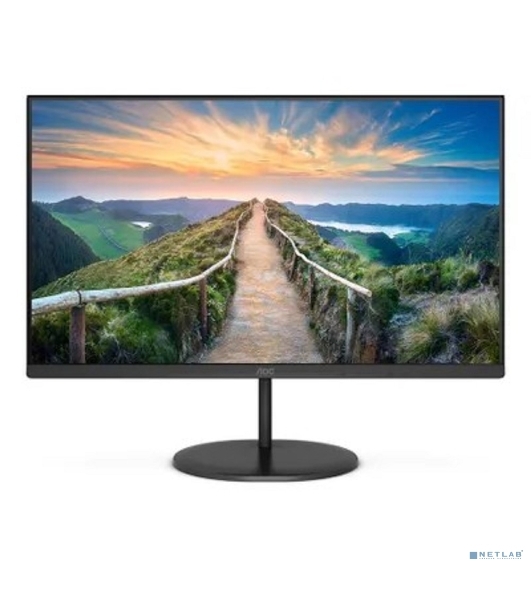 Монитор 27' AOC Q27V4EA IPS 2560x1440, 75 Гц, 4 мс, 16:9, 250 кд/м2, 1xHDMI, 1хDP, черный