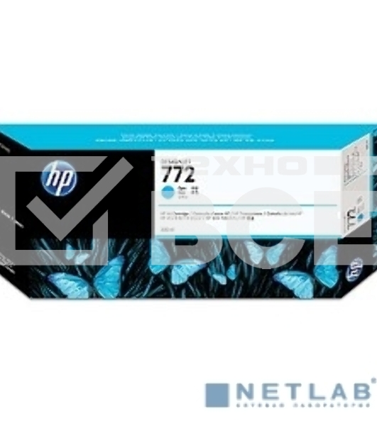 Картридж струйный HP №772 CN636A голубой для HP DJ Z5200 (300мл)