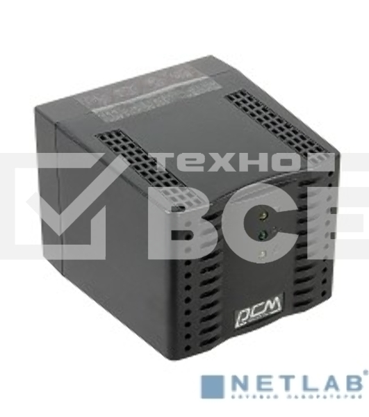 Стабилизатор напряжения Powercom TCA-1200 600Вт 1200ВА черный