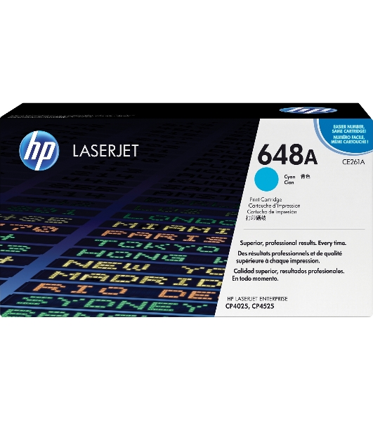 Картридж лазерный HP CE261A голубой для CLJ CP4025/CP4525 11000стр.