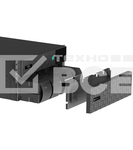 Источник бесперебойного питания Systeme Electriс SRT SRTSE6KRTXLIEC-NC 6000Вт 6000ВА черный