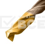 Набор сверл по металлу Denzel 1-10 мм, Р6М5К8-TiN, Golden Tip, 10 шт 723005, фото6