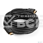 Кабель HDMI ExeGate EX-CC-HDMI2-7.5F (19M/19M, v2.0, 7,5м, 4K UHD, Ethernet, ферритовые кольца, позолоченные контакты), фото3