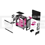 Компьютерный корпус без блока питания Fractal Design Pop Air RGb Magenta Core TG Clear Tint, Midi-Tower, 3x120мм RGb, 2xUSB-A 3.2 ATX, mATX, mITX черный/магента, фото9