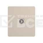 Розетка KRANZ ROUND TV с/у шелк, фото 1