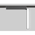 Светильник трековый светодиодный GV1486 BK черный IP20 10W 4200K 48V 230*26*80, фото5