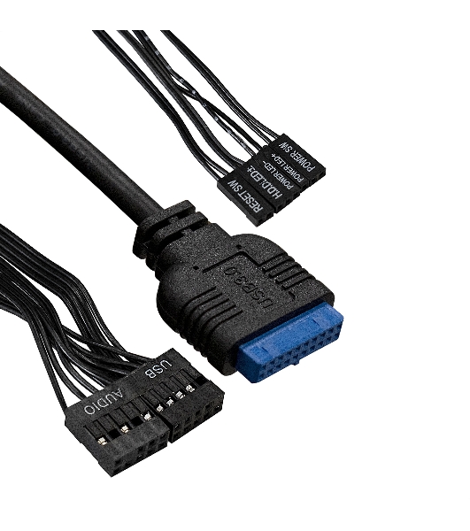 Компьютерный корпус Miditower ExeGate CP-606U-AB500 (ATX, AB500 с вент. 8см, 1хUSB/1хUSB 3.0, аудио)