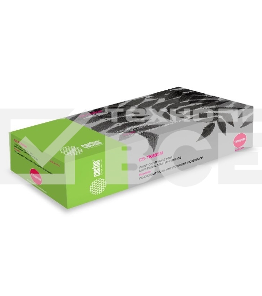Картридж лазерный Cactus CS-TK895M пурпурный (6000 стр.) для Kyocera Mita FS C8020/C8020MFP/C8025/C8025MFP
