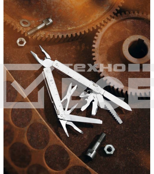 Мультитул Victorinox SwissTool X (3.0327.L) 115мм 28функций серебристый карт.коробка