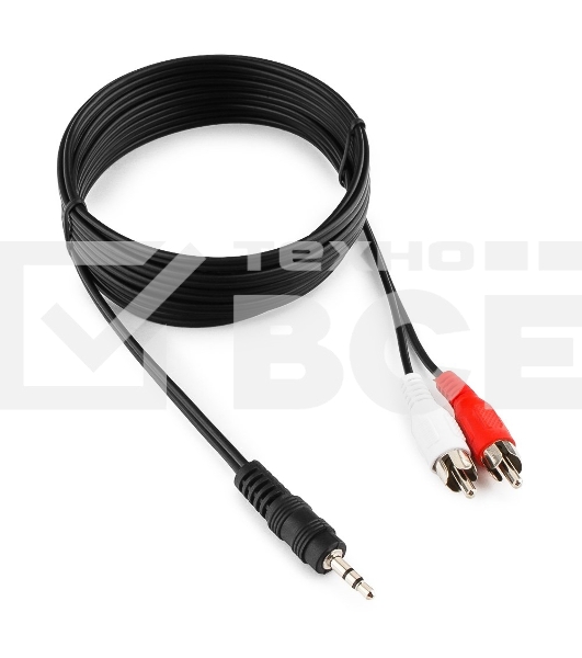 Кабель аудио Gembird Jack3.5 / 2xRCA, 2.5м