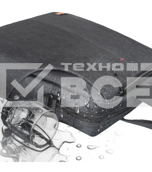 Сумка ExeGate BusinessPro EСС-012 Black, water resistant, черная, водоотталкивающий полиэстер, 15.6