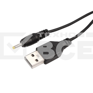 Кабель USB штекер - DC разьем питание 0,7х2,5 мм, длина 1 метр Rexant