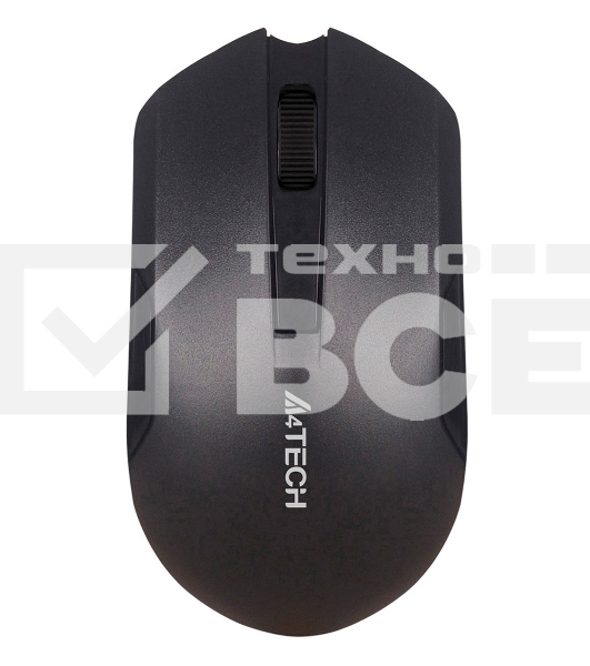 Мышь беспроводная A4Tech G3-200NS черный, 1200 dpi, радиоканал, USB, кнопки - 3