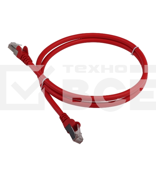 Патч-корд LANMASTER LSZH FTP кат.6, 1.0 м, красный