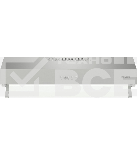 Вытяжка встраиваемая Gorenje WHU629EX/M нержавеющая сталь управление: кнопочное (1 мотор)