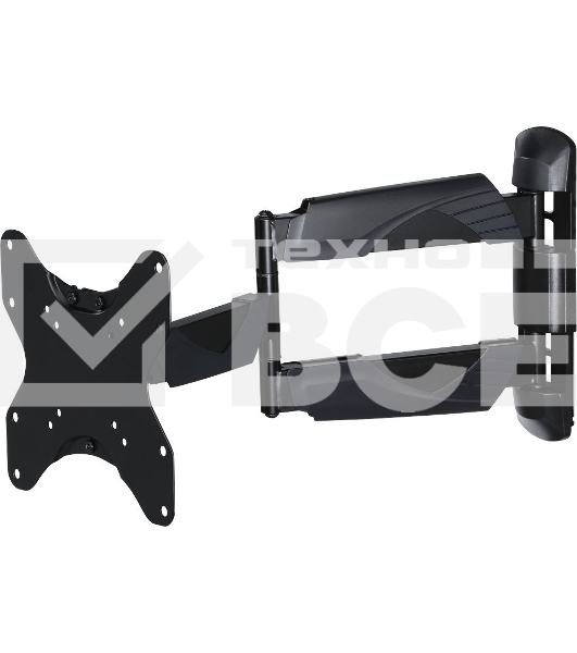 Кронштейн для телевизора Hama H-118665 черный, 10'-48' макс. 25 кг, настенный