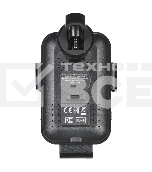 Автомобильная беспроводная зарядка-держатель с QC ACD ACD-W15QI-V1B 15Вт, , 5В/2А~12В/1,5А RTL {20}