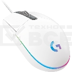 Мышь проводная Logitech G102 LIGHTSYNC белый, 8000 dpi, USB, кнопки - 6, фото24