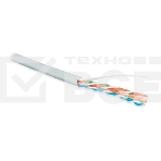 Кабель UTP (U/UTP), кат. 5e, 4 пары, (305 м), (24 AWG), одножильный (solid), серый, PVC, фото4