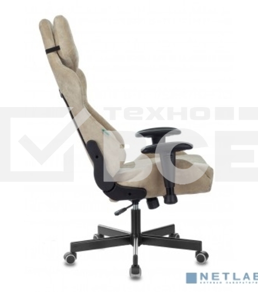 Кресло игровое Бюрократ VIKING KNIGHT LT21 FABRIC песочный крестовина металл/пластик