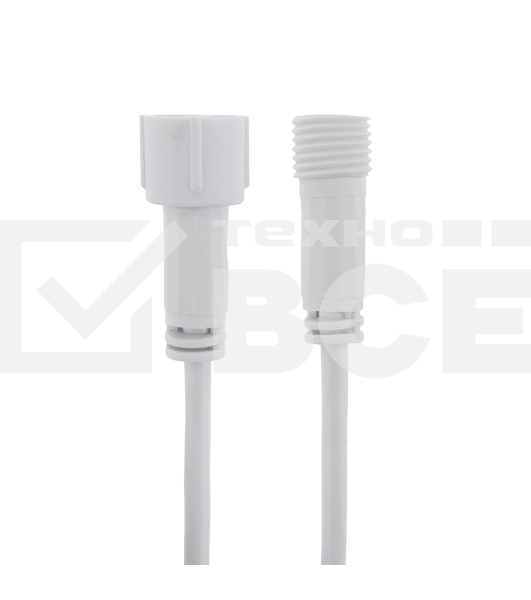 Удлинитель для уличных гирлянд Neon-night Professional 3 м белый ПВХ