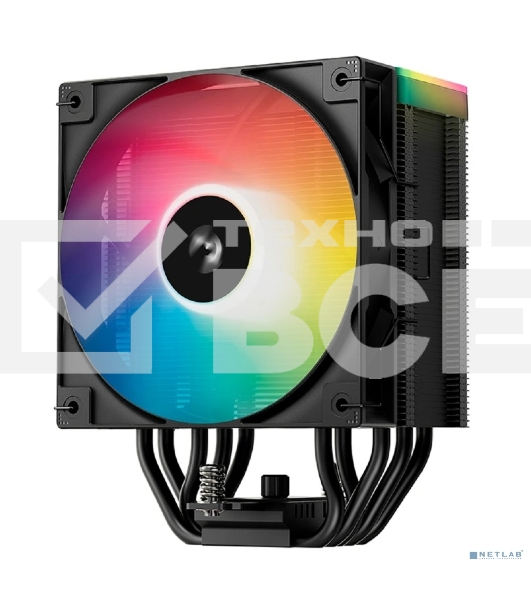 Кулер для процессора DEEPCOOL AG500 BK ARGb V2 черный 120мм алюминий+медь 1900rpm 29.4db 40pin 240W 160мм