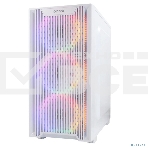 Компьютерный корпус Ginzzu CL660 mATX FAN 4*12FRGb передняя панель Решетка Белый, фото11