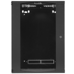 Шкаф настенный Lanmaster Next TWT-CBWNG-15U-6X6-BK 15U 550x600мм пер.дв.стекл съемные бок.пан. 60кг черный, фото5