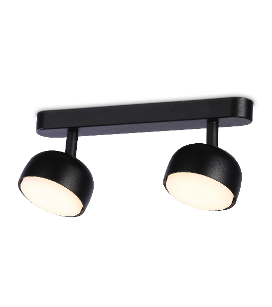 Светильник Ambrella light TN71012/2 BK черный GX53/2 max 12W 260*80*90
