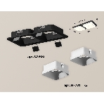 Комплект встраиваемого светильника Ambrella light XC7906001 SBK/SWH черный песок/белый песок MR16 GU5.3 (C7906, N7701), фото 1