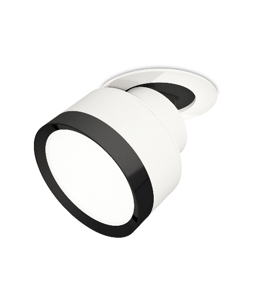 Светильник Ambrella Light XM8101501 SWH/PBK белый песок/черный полированный GX53 (A2241, A2105, C8101, N8113)