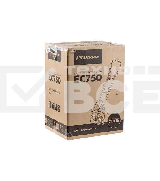 Культиватор CHAMPION EC750электрический 0.75кВт шир.32см глуб.20см 7.2кг