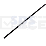 Термоусаживаемая трубка Rexant 2,0/1,0 мм, черная (бухта 200 м), фото 1