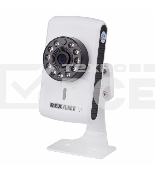 Видеокамера IP Rexant с ИК подсветкой, Матрица 1/4