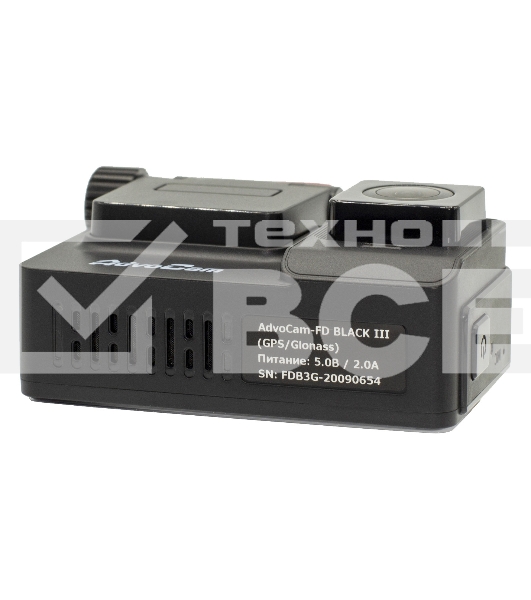 Видеорегистратор AdvoCAM-FD черный III GPS/GLONASS автомобильный