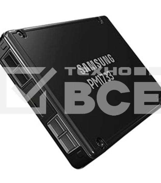 Накопитель SSD Samsung 3.84TB PM1733 2.5 PCIe Gen4 x4/dual port x2 R/W 7000/3800 MB/s R/W 1500K/135K IOPs DWPD1 5Y