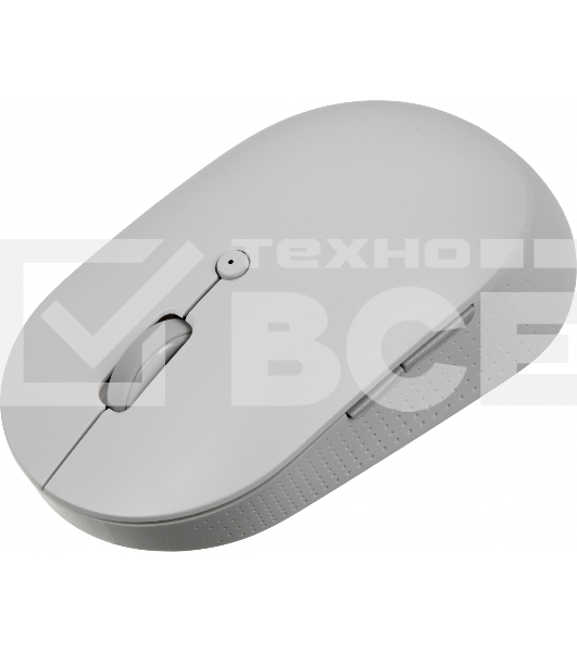 Мышь беспроводная Xiaomi Mi Dual Mode Wireless Mouse Silent Edition белый, 1300 dpi, радиоканал, Bluetooth, USB, кнопки - 5