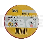 Изолента Iek UIZ-20-10-K04 0,18х19 мм красная 20 метров ИЭК, фото4