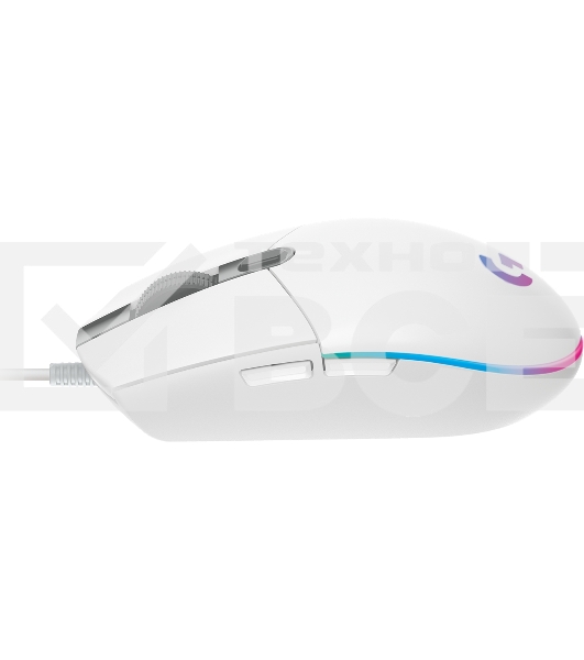 Мышь проводная Logitech G102 LIGHTSYNC белый, 8000 dpi, USB, кнопки - 6