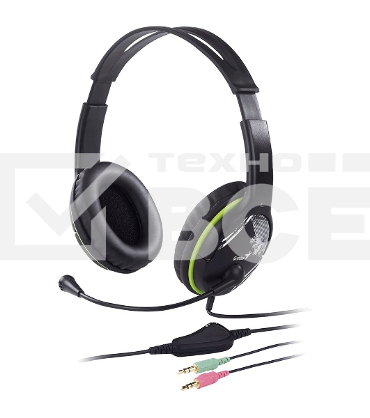 Гарнитура Genius HS-400А Black-Green