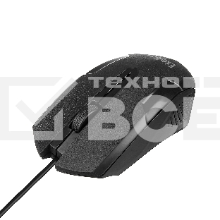 Мышь проводная ExeGate SH-9025S черный, 1000 dpi, USB, кнопки - 3