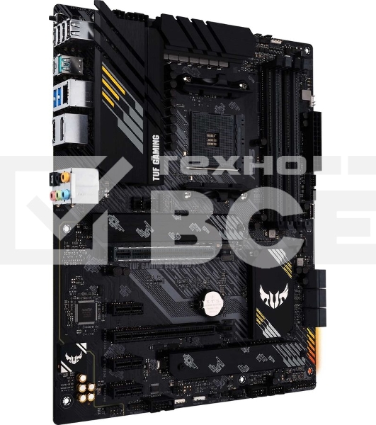 Материнская плата ASUS TUF GAMING B550-PRO, AM4, AMD B550, 4xDDR4, 6xSATA, 2xM.2, 1xPCIe 4.0 x16, 1xPCIe 3.0 x16, 3xPCIe x1, 1xHDMI, 1xDP, 1x 2.5Gb LAN, 4xUSB 2.0, 2xUSB 3.2 Gen 1, 1xUSB 3.2 Gen 2, 1xUSB-C 3.2 Gen 2, 5x3.5 мм, 7.1, ATX