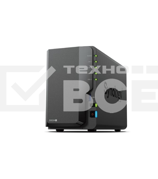СХД настольное исполнение SYNOLOGY 2BAY NO HDD DS224+