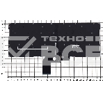 Клавиатура для ноутбука Xiaomi Mi Air 13.3 черная с подсветкой, фото 1