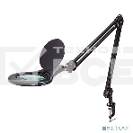 Лупа на струбцине Rexant, круглая, 5D, с подсветкой 56 SMD LED, черная 31-0406, фото4