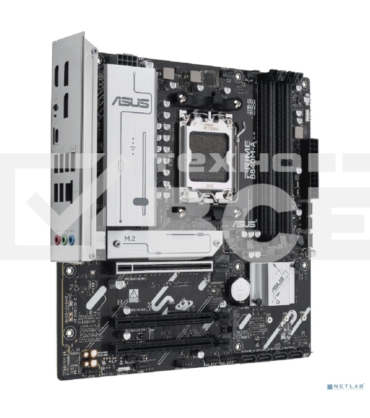 Материнская плата ASUS PRIME B840M-A-CSM, AM5, AMD B840, 4xDDR5, 4xSATA, 3xM.2, 1xPCI-E 4.0 x16, 2xPCI-E 3.0 x16, 1xRealtek 2.5Gb LAN, 2xUSB-A 10Gbps, 1xUSB-C 5Gbps, 4xUSB-A 2.0, 3x3.5 мм, 7.1, micro-ATX